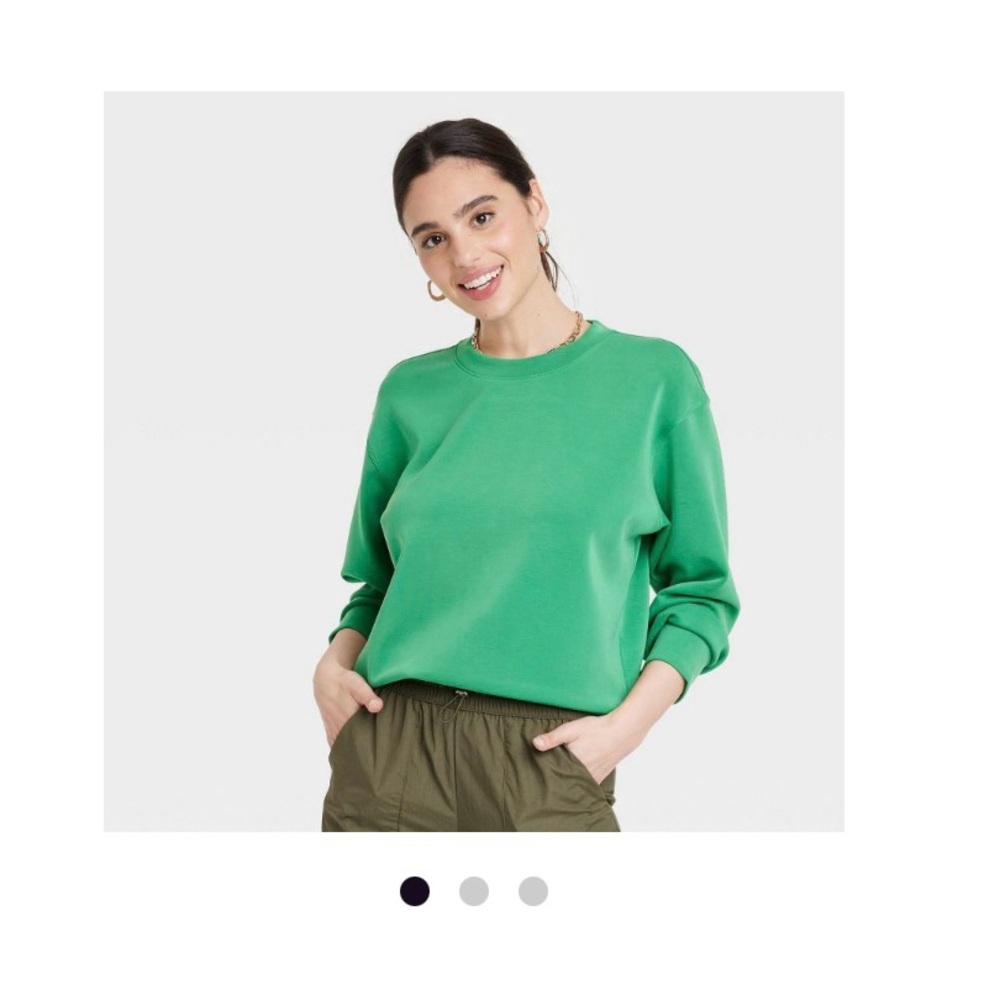 Green Crewneck Sweatshirt